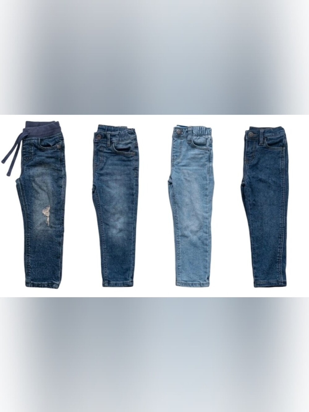 Old Navy OshKosh Kids Denim Jeans Bundle 2T Blue Toddler Pants Lot 4 Pc